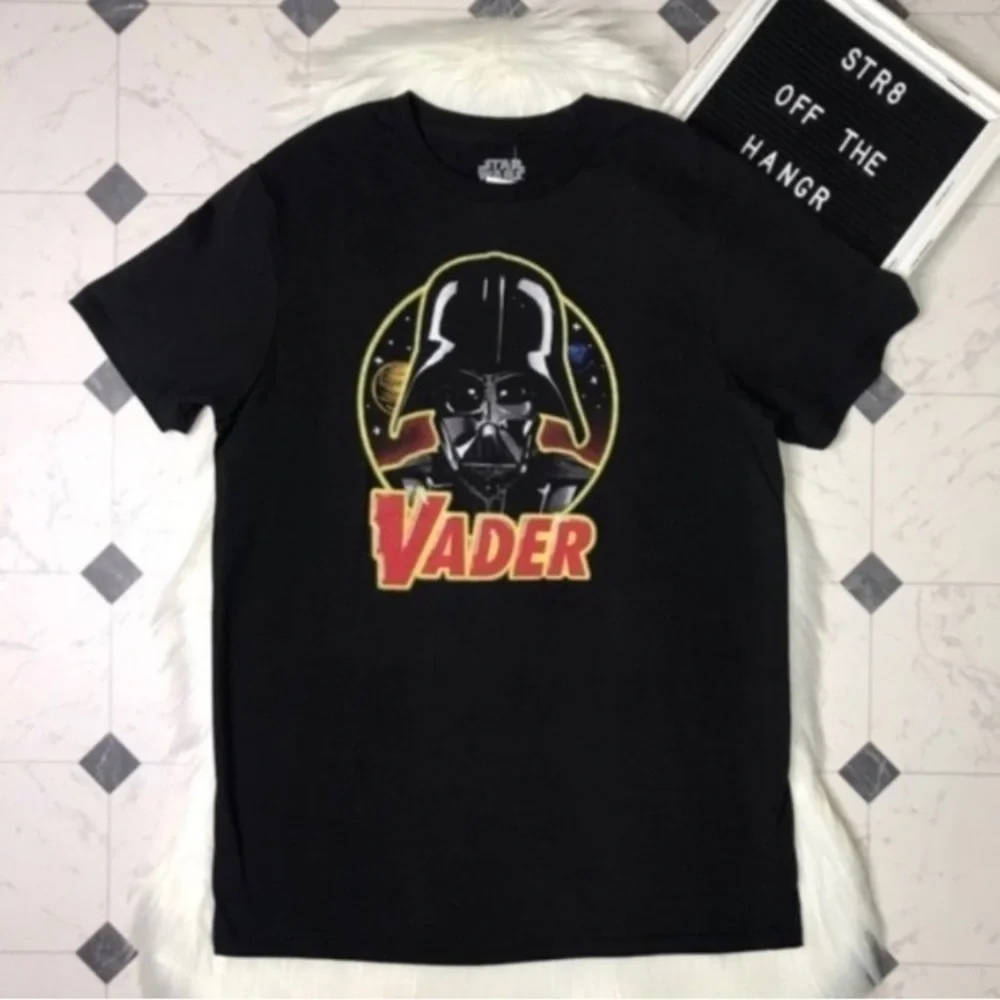 NWT Star Wars black Darth Vader short sleeve tee M - Picture 4 of 5